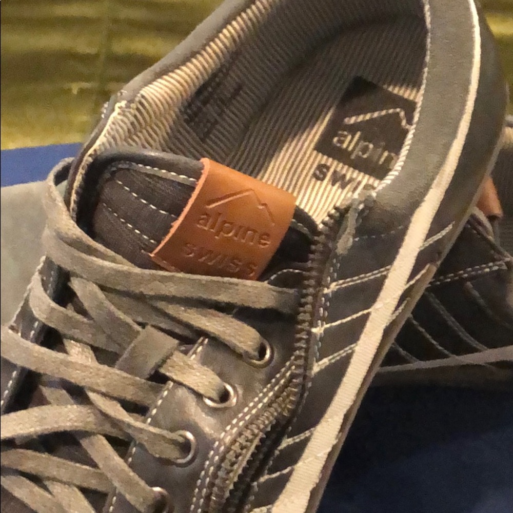 Alpine Swiss (suede tip toe) walking shoe